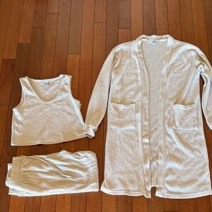 Cozy Cream Knit Lounge Set